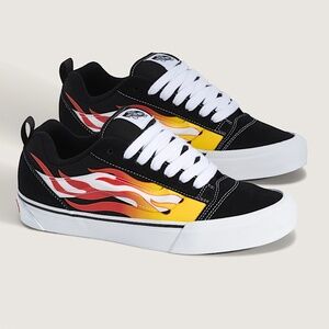 NEW IN BOX NIB Knu Skool Shoe Fire Flame 38 or 6